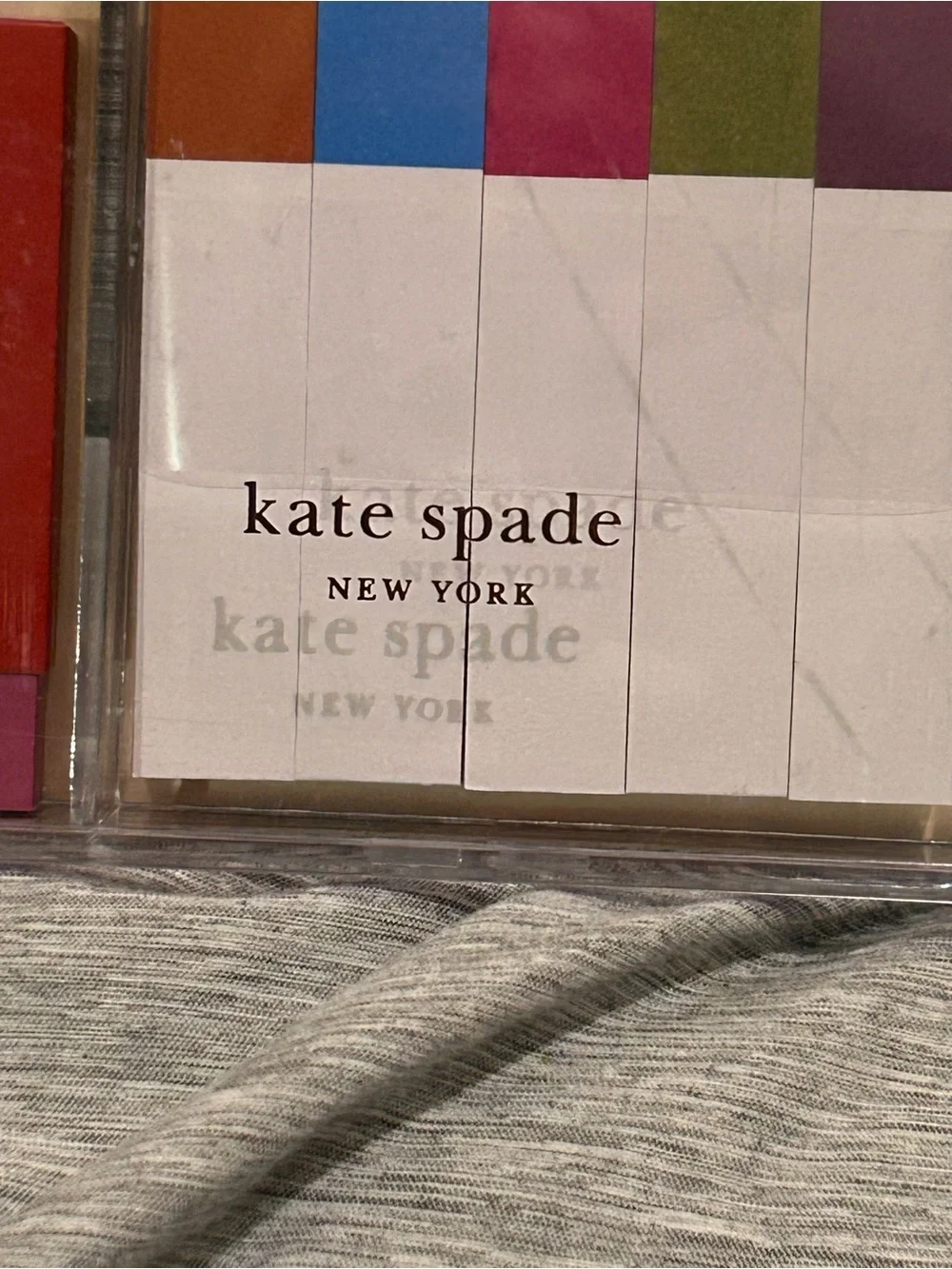 Kate Spade New York Star Spangled Stationery Tackle Box Desk Accessory Set NWTS